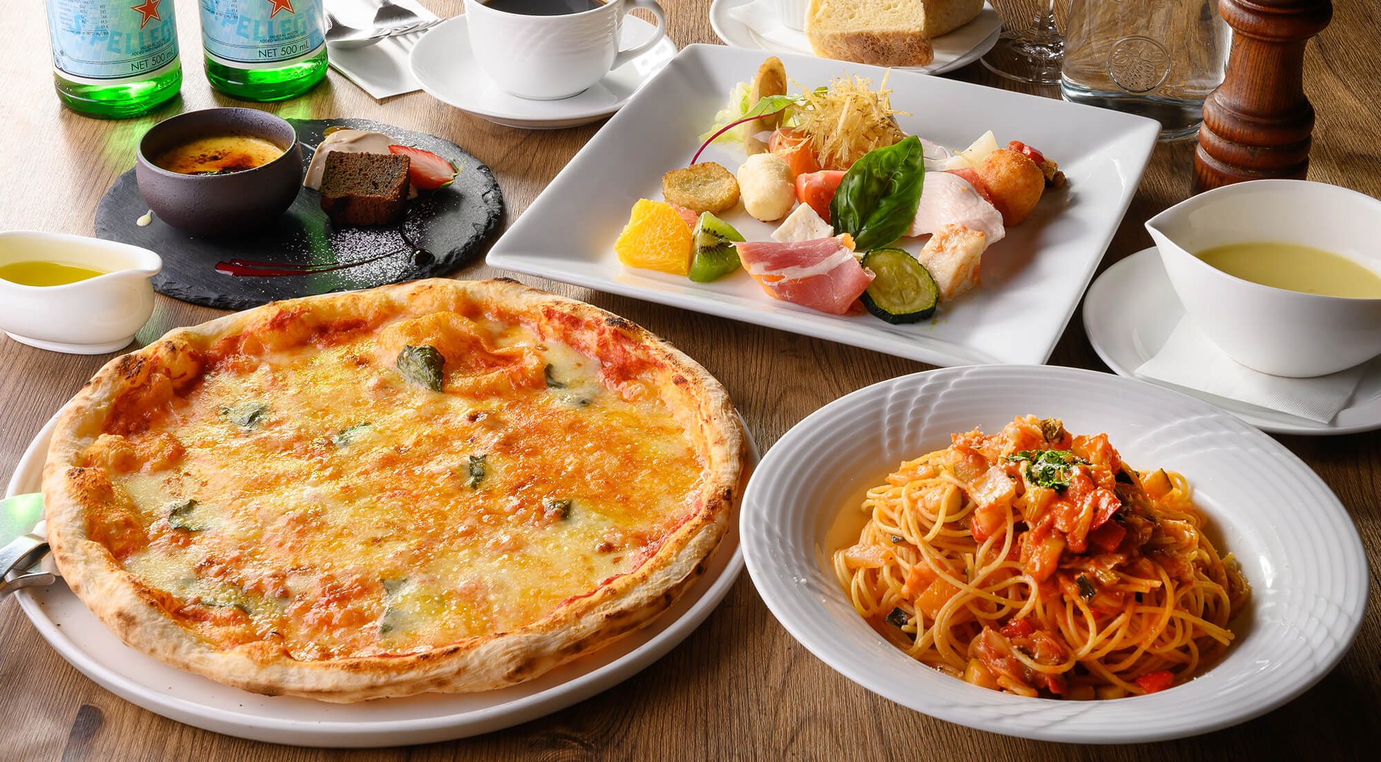RISTORANTE mica maleの自慢のイタリア料理、ピザ、パスタの画像